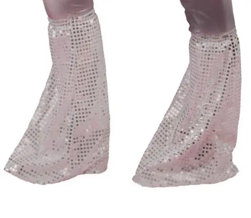 Pattes d'Éléphant à Sequins Argent Affaire À Saisir