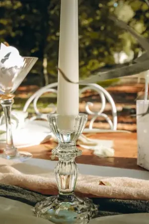 Bougeoir Salvia en verre transparent Meilleur Choix