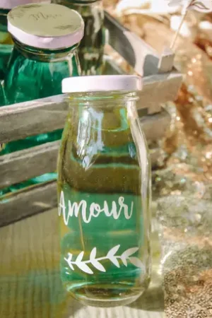 Mini Bouteille Candy Bar AMOUR Petit Prix