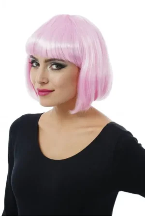 Perruque Carré Rose Pâle Marque