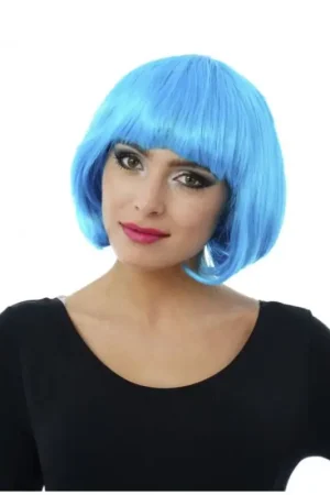 Perruque Carré Turquoise Top Vente