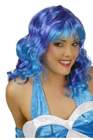 Perruque Susi Turquoise et Violet Clair Marque