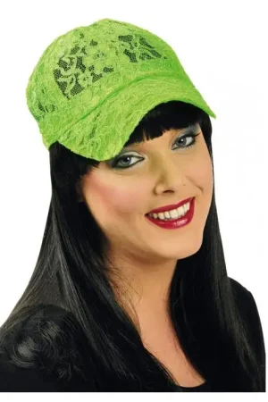 Casquette Baseball Dentelle Verte Marque
