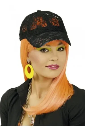 Dernier Modèle Casquette Baseball Dentelle Noire