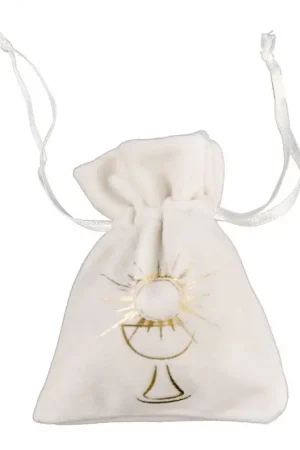 Sac a dragees Velours Calice Or x 4 pièces Meilleur Prix