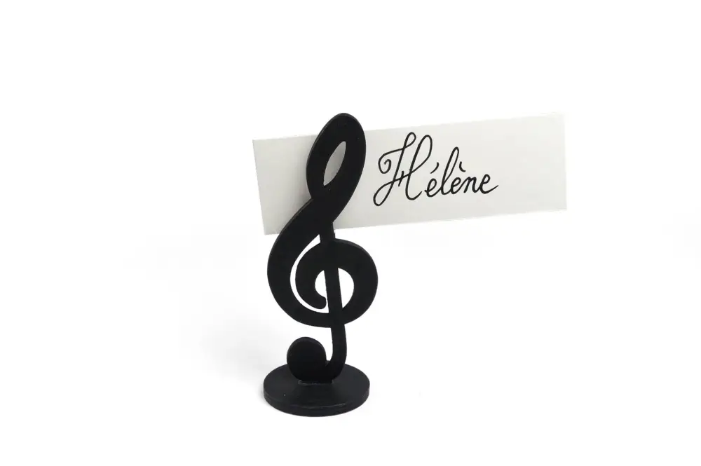 Prix Cassé Lot de 4 Marque places Clef de Sol