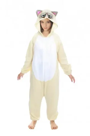 Vente Directe Déguisement Femme Kigurumi Grumpy Cat 152cm