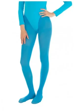 Collant 60 Denier S/M Turquoise Prix Réduit