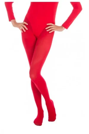 Retour Gratuit Collant 60 Denier S/M Rouge