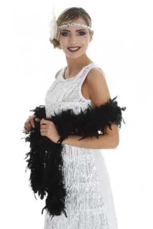 Nouvelle Collection Boa Noir 1,80 m