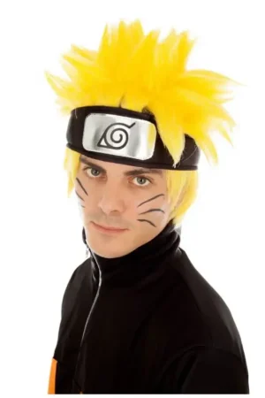 Perruque Jaune Naruto Shippuden © - Taille Unique Prix Choc