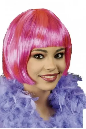 Marque Perruque Gigi Bob Fuchsia Violet Clair