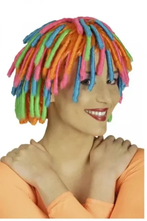 Dernier Modèle Perruque Fille Rasta Bariole