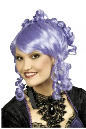 Vente Directe Perruque Elaine Chignon Choucroute Violette