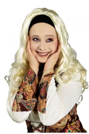 Perruque Romy Blonde avec Bandeau Authentique