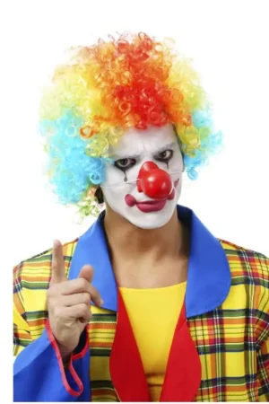 Top Vente Perruque Clown Arc-en-Ciel