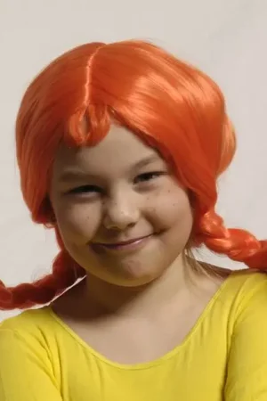 Perruque Tresses Orange Enfant Promotion