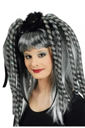 Boucles Clignotantes Noir et Argent Achat Immédiat