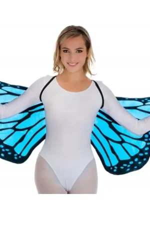 Ailes Papillon Bleu Adulte Populaire