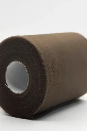 Tulle Chocolat 20cm x 100m pour 40 noeuds de chaise Bon Plan
