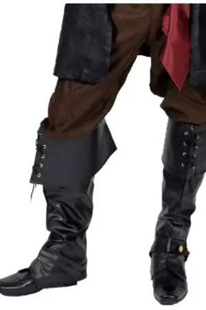 Surbottes de Mousquetaire Noire Meilleure Vente