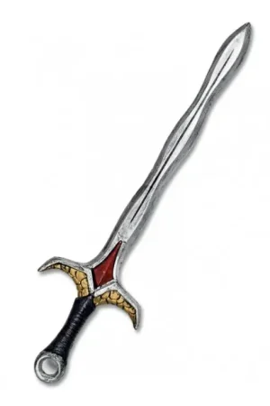 Épée Argent avec Joyaux Rouge Meilleur Prix
