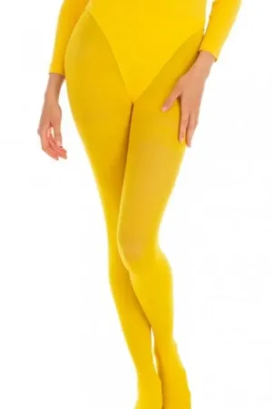 Collant 60 Denier XXL/XXXL Jaune Meilleure Vente