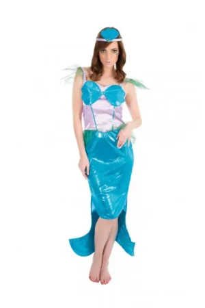 Offre Spéciale Déguisement Femme Sirène bleu taille S