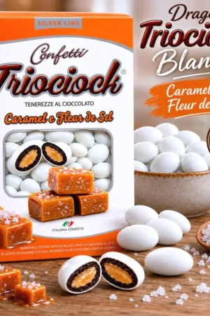 Dragées TriociockBlanc Caramel et Fleur de Sel 500g Prix Bas