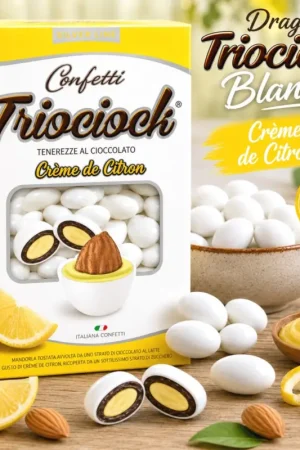 Dragées Blanc Crème de Citron 500g Produit De Marque