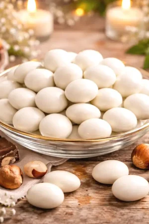 Promotion Saisonnière Dragées Blanc Noisette 500gr
