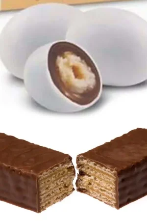 Réduction Dragées Blanc Goût Gaufrette 500gR