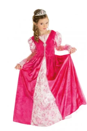 Déguisement Enfant Princesse rose Luxe 7/9 Ans Bon Plan