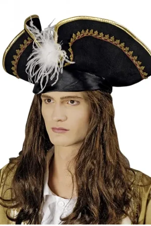 Prix Promo Chapeau Pirate Capitaine avec Foulard