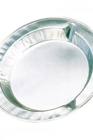 10 Cendriers ronds en aluminium Argent Dernière Chance