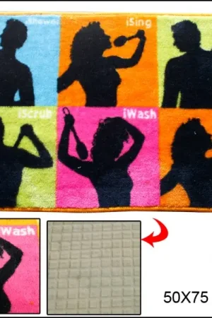 Expédition Rapide Tapis de bain Flashy 50 x 75 cm