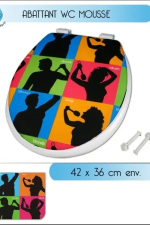 Abattant WC flashy en mousse Meilleur Choix
