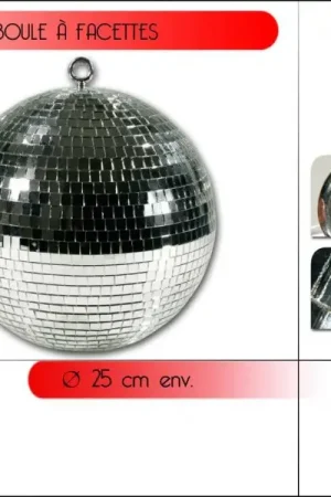 Boule à facettes 25 cm Achat Immédiat
