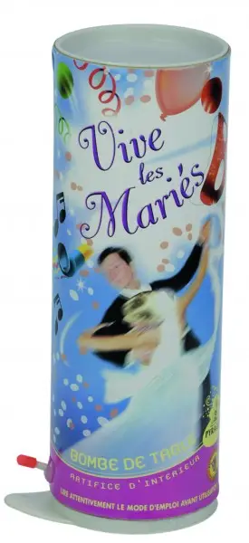 Dernière Chance Bombe de table Vive les mariés