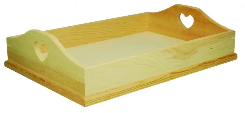 Plateau en bois à peindre 37x28cm Nouvel Arrivage