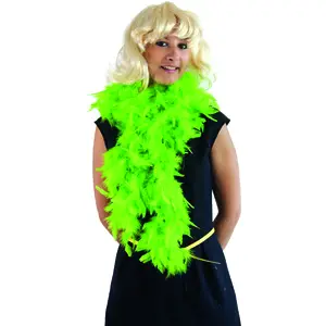 Boa en plume Vert Anis 2 mètres Vente Flash
