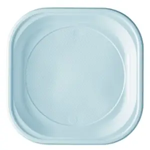Quantité Limitée 50 assiettes carré en plastique blanc 20 cm