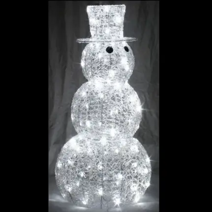 Bonhomme de neige de noel lumineux acrylique Populaire