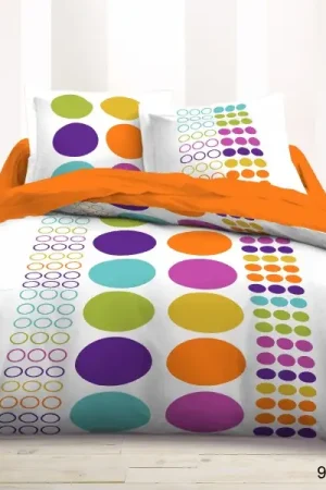 Solde Parure de couette Pastilles colorées