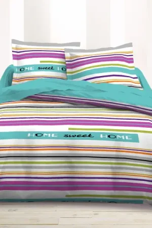 Prix Réduit Parure de couette Sweet Home