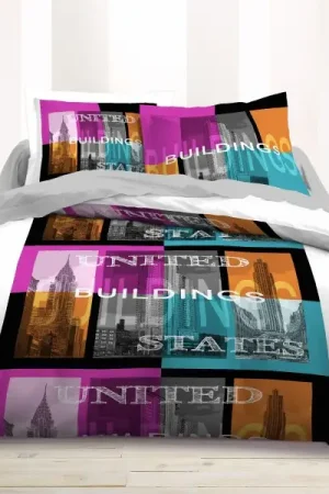 Parure de couette United Buildings Produit De Marque