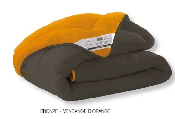 Couette de lit 140x200 cm Bronze Orange Nouvel Arrivage
