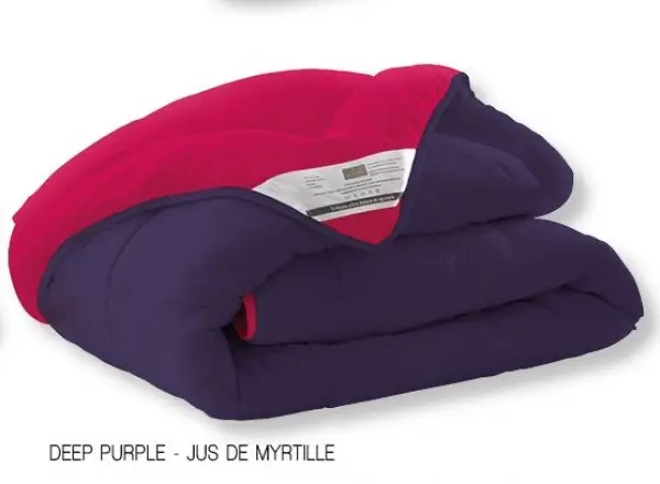 Couette de lit 140x200 cm Deep purple Jus de myrtille Achetez Aujourd'hui