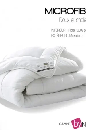 Couette blanche 220 x 240 cm en microfibre Expédié Aujourd'hui