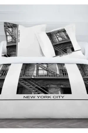 Parure de couette 220x240cm New York Manhattan Commander Vite